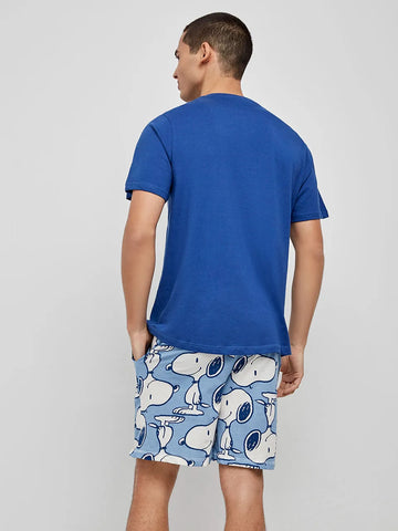 Pijama de homem em algodão Snoopy